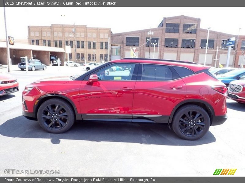 Cajun Red Tintcoat / Jet Black 2019 Chevrolet Blazer RS AWD