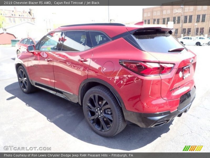 Cajun Red Tintcoat / Jet Black 2019 Chevrolet Blazer RS AWD