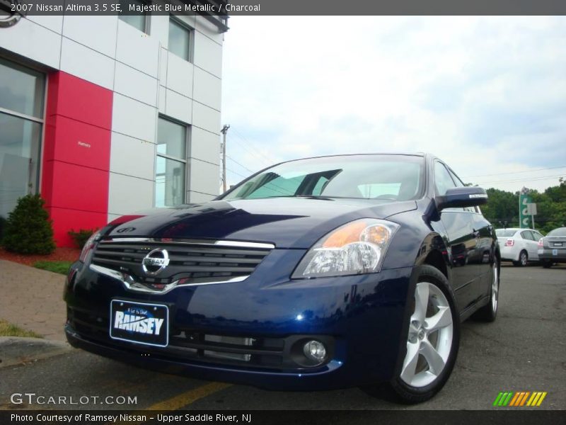 Majestic Blue Metallic / Charcoal 2007 Nissan Altima 3.5 SE