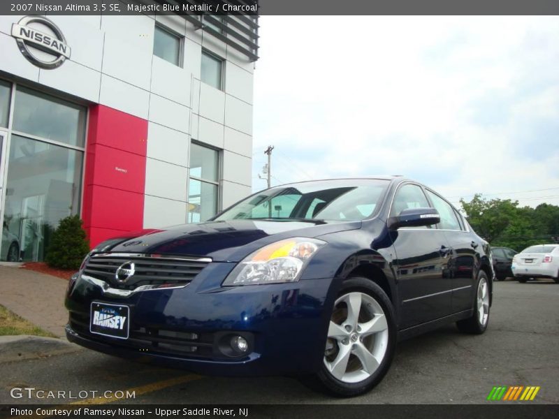 Majestic Blue Metallic / Charcoal 2007 Nissan Altima 3.5 SE