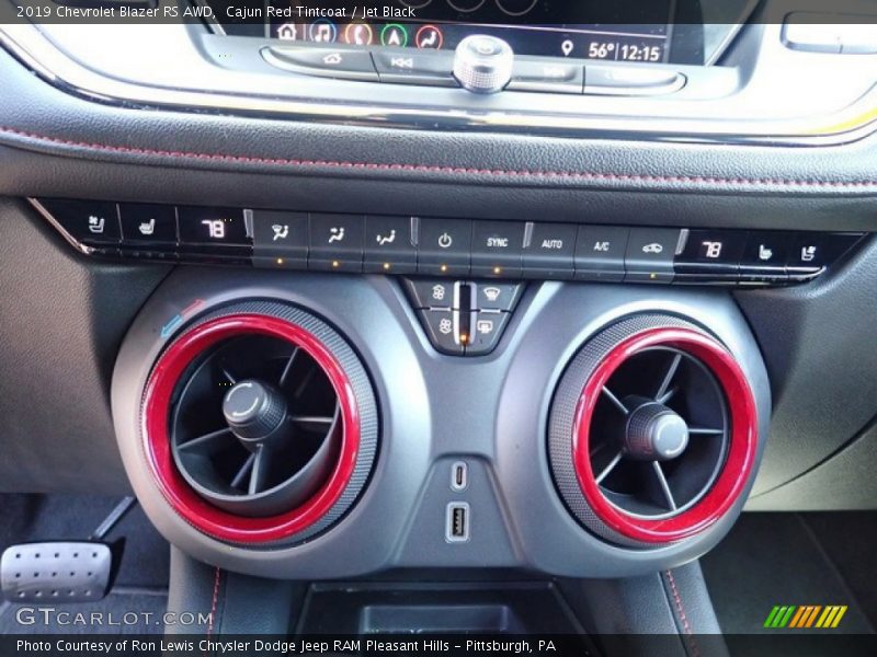 Cajun Red Tintcoat / Jet Black 2019 Chevrolet Blazer RS AWD