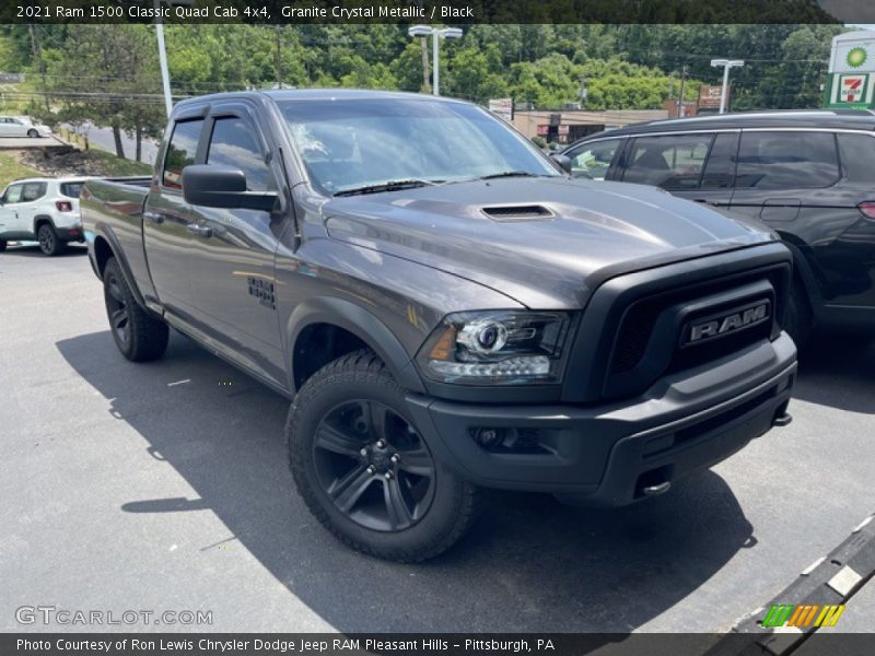Granite Crystal Metallic / Black 2021 Ram 1500 Classic Quad Cab 4x4
