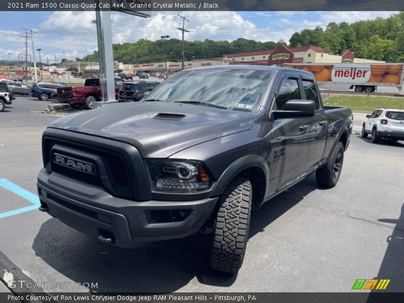Granite Crystal Metallic / Black 2021 Ram 1500 Classic Quad Cab 4x4