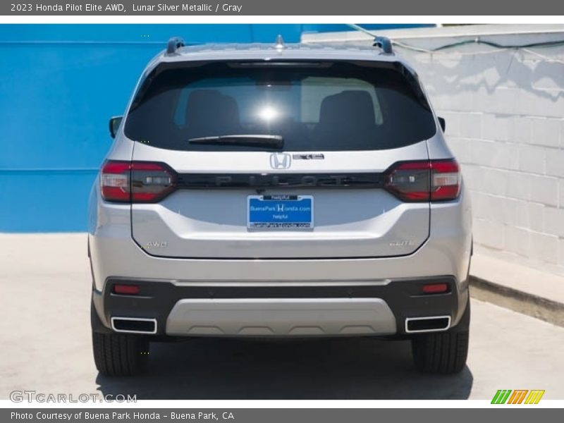 Lunar Silver Metallic / Gray 2023 Honda Pilot Elite AWD