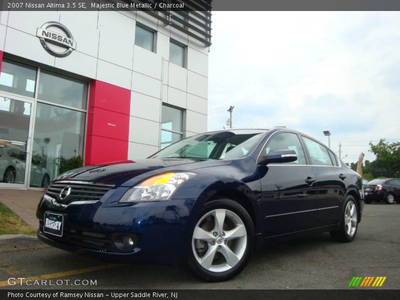 Majestic Blue Metallic / Charcoal 2007 Nissan Altima 3.5 SE
