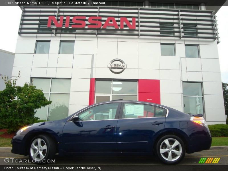 Majestic Blue Metallic / Charcoal 2007 Nissan Altima 3.5 SE