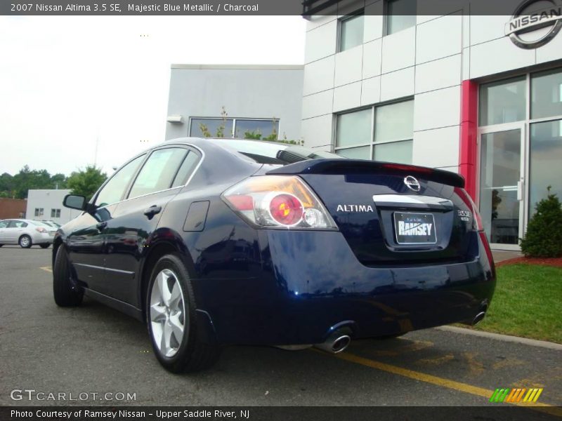 Majestic Blue Metallic / Charcoal 2007 Nissan Altima 3.5 SE