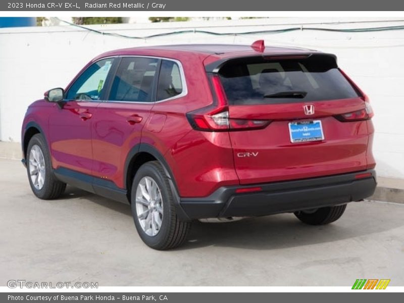 Radiant Red Metallic / Gray 2023 Honda CR-V EX-L