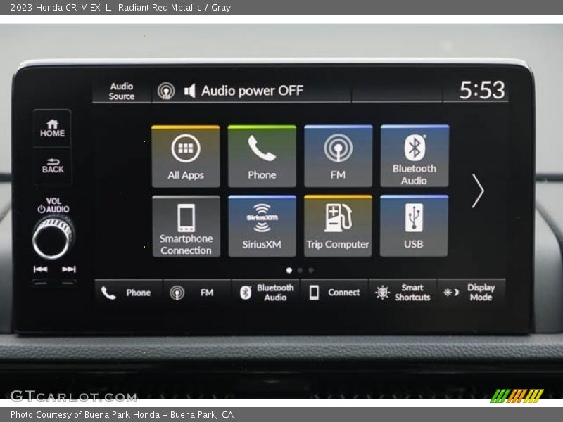 Radiant Red Metallic / Gray 2023 Honda CR-V EX-L