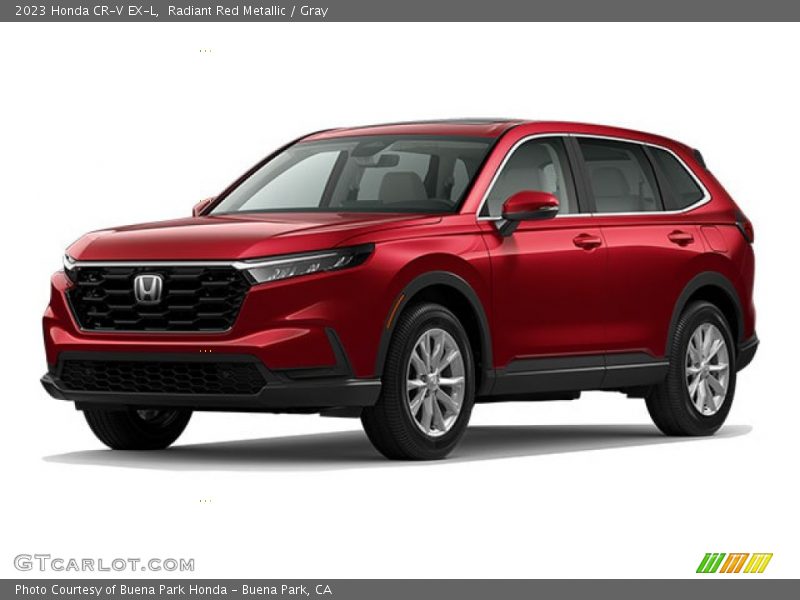 Radiant Red Metallic / Gray 2023 Honda CR-V EX-L