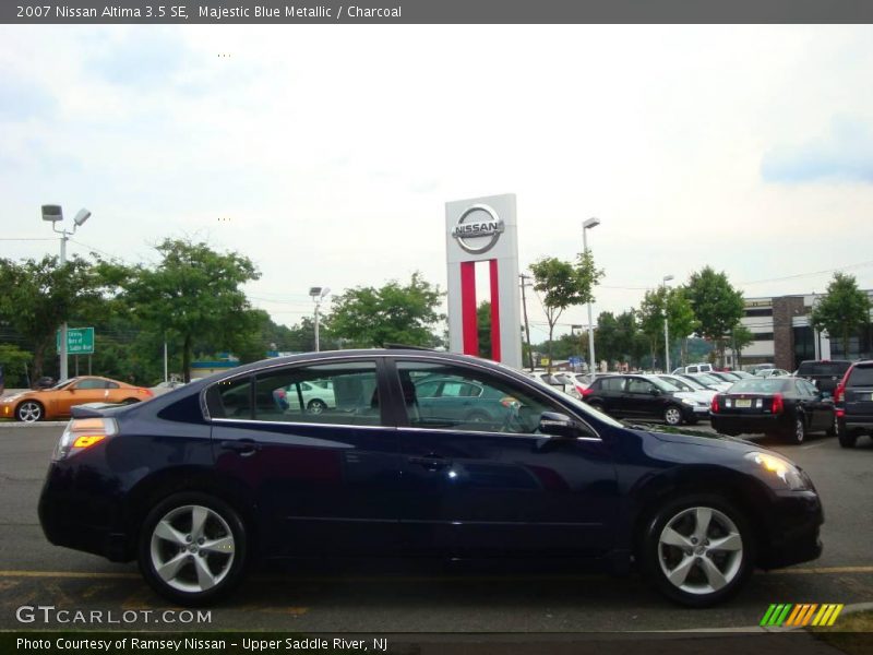Majestic Blue Metallic / Charcoal 2007 Nissan Altima 3.5 SE