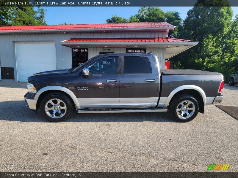 Granite Crystal Metallic / Black 2014 Ram 1500 Laramie Crew Cab 4x4