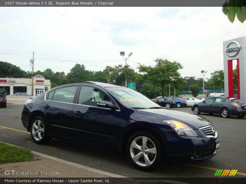 Majestic Blue Metallic / Charcoal 2007 Nissan Altima 3.5 SE