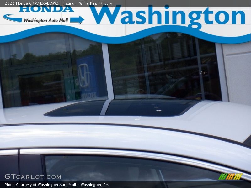 Platinum White Pearl / Ivory 2022 Honda CR-V EX-L AWD