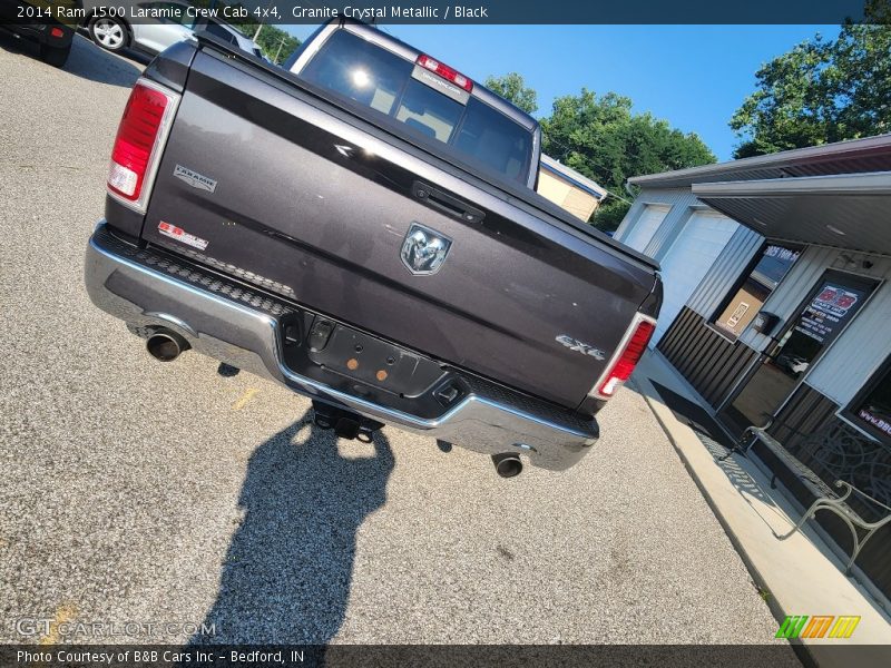 Granite Crystal Metallic / Black 2014 Ram 1500 Laramie Crew Cab 4x4