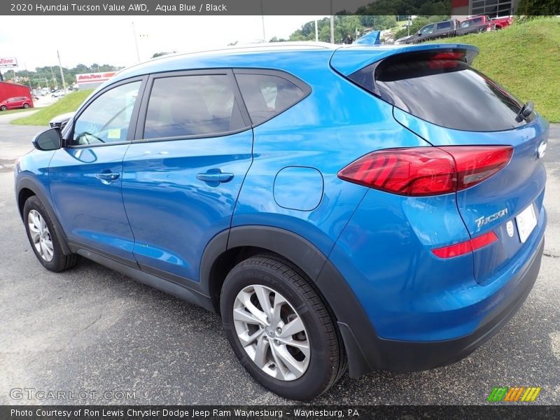 Aqua Blue / Black 2020 Hyundai Tucson Value AWD