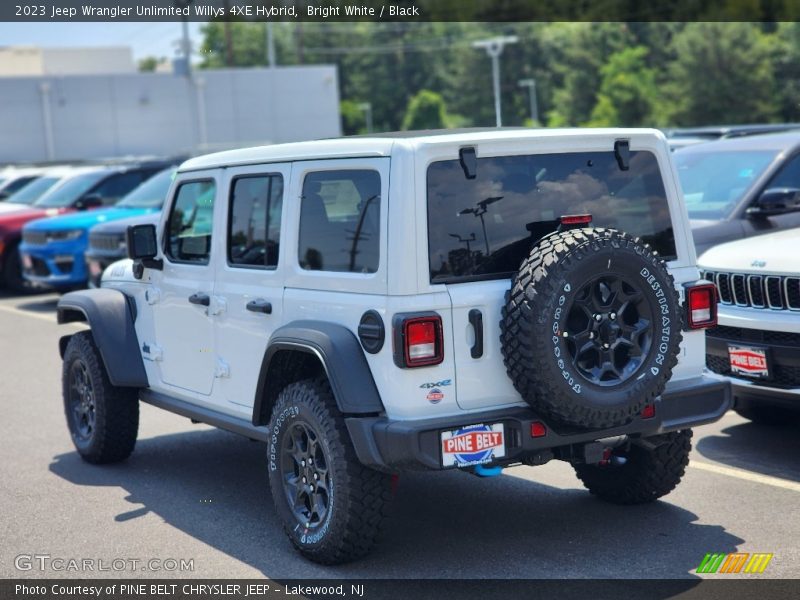 Bright White / Black 2023 Jeep Wrangler Unlimited Willys 4XE Hybrid