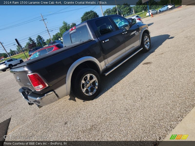 Granite Crystal Metallic / Black 2014 Ram 1500 Laramie Crew Cab 4x4