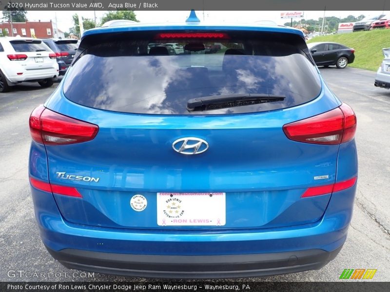 Aqua Blue / Black 2020 Hyundai Tucson Value AWD