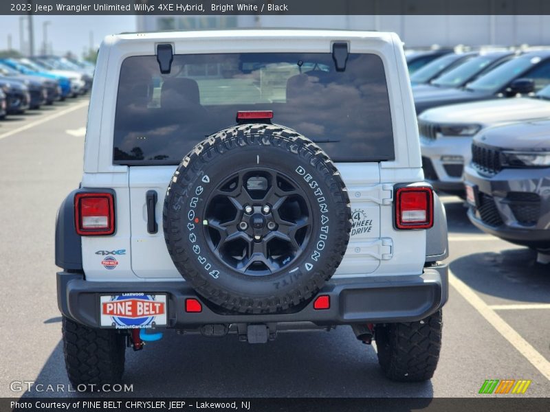 Bright White / Black 2023 Jeep Wrangler Unlimited Willys 4XE Hybrid