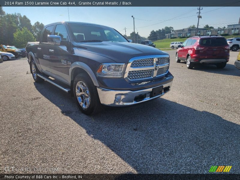 Granite Crystal Metallic / Black 2014 Ram 1500 Laramie Crew Cab 4x4