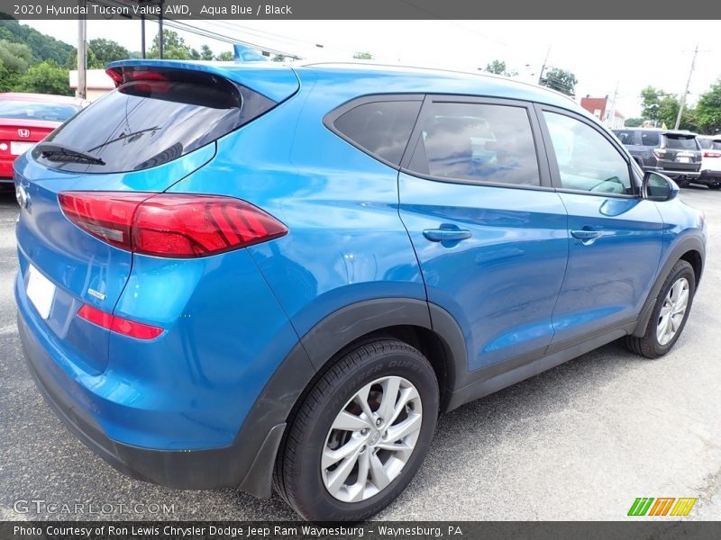 Aqua Blue / Black 2020 Hyundai Tucson Value AWD