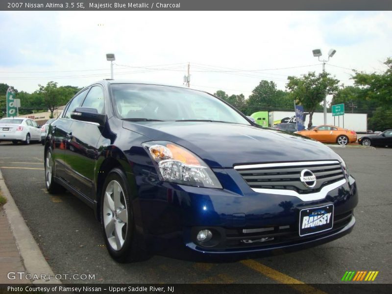 Majestic Blue Metallic / Charcoal 2007 Nissan Altima 3.5 SE