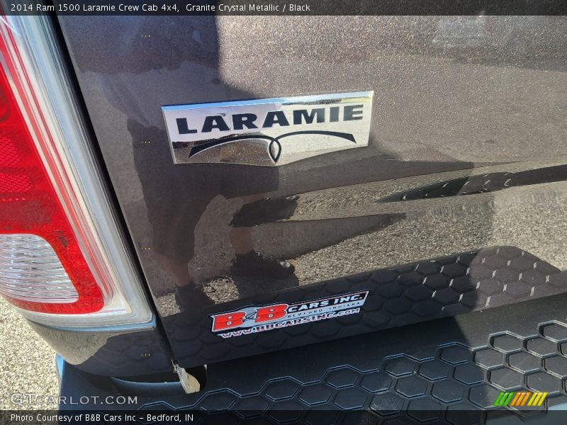 Granite Crystal Metallic / Black 2014 Ram 1500 Laramie Crew Cab 4x4