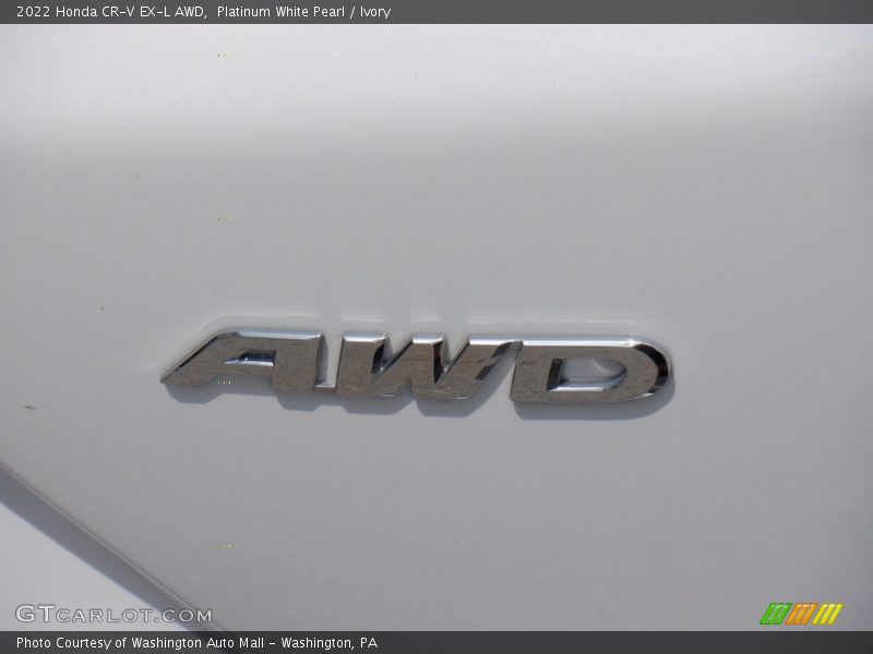 Platinum White Pearl / Ivory 2022 Honda CR-V EX-L AWD