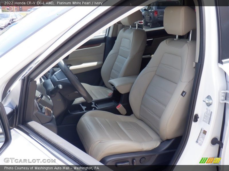Platinum White Pearl / Ivory 2022 Honda CR-V EX-L AWD