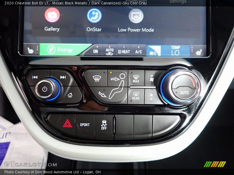 Mosaic Black Metallic / Dark Galvanized/­Sky Cool Gray 2020 Chevrolet Bolt EV LT