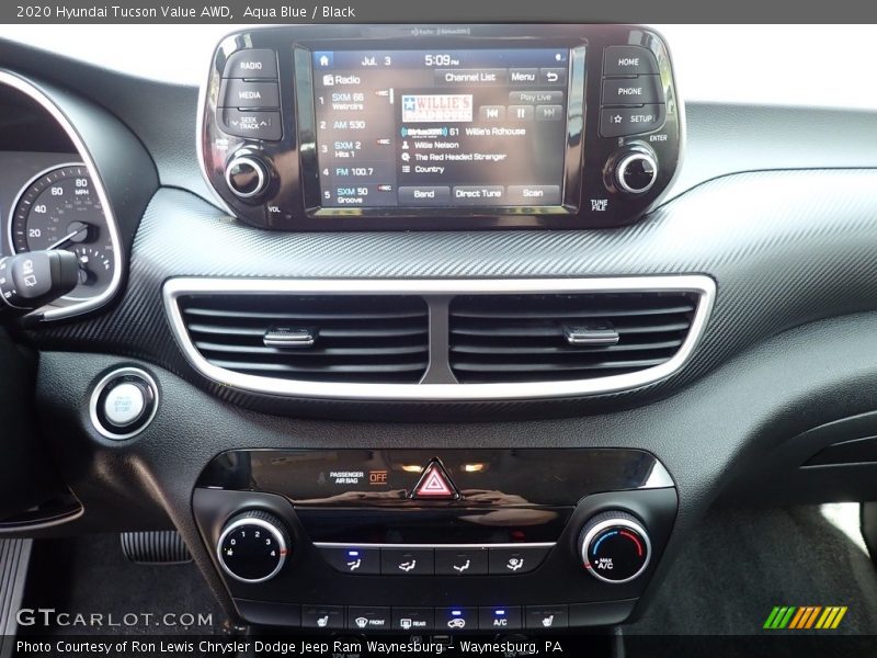 Aqua Blue / Black 2020 Hyundai Tucson Value AWD