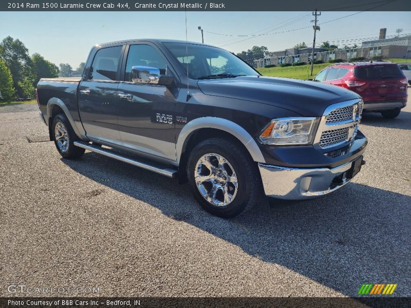 Granite Crystal Metallic / Black 2014 Ram 1500 Laramie Crew Cab 4x4