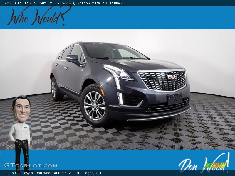 Shadow Metallic / Jet Black 2021 Cadillac XT5 Premium Luxury AWD