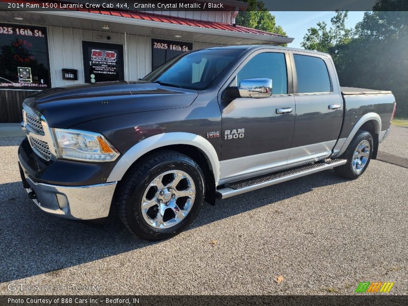 Granite Crystal Metallic / Black 2014 Ram 1500 Laramie Crew Cab 4x4