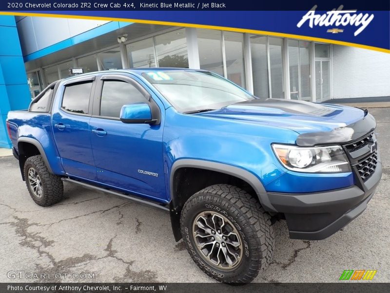 Kinetic Blue Metallic / Jet Black 2020 Chevrolet Colorado ZR2 Crew Cab 4x4