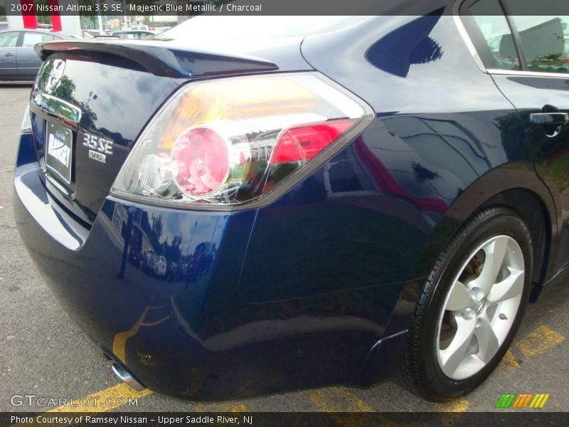 Majestic Blue Metallic / Charcoal 2007 Nissan Altima 3.5 SE