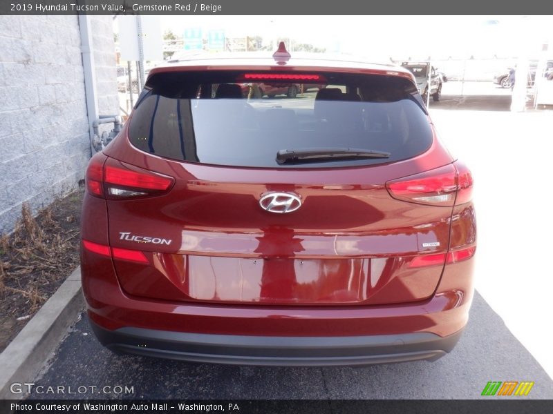 Gemstone Red / Beige 2019 Hyundai Tucson Value