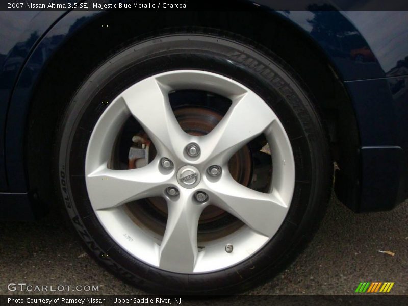 Majestic Blue Metallic / Charcoal 2007 Nissan Altima 3.5 SE