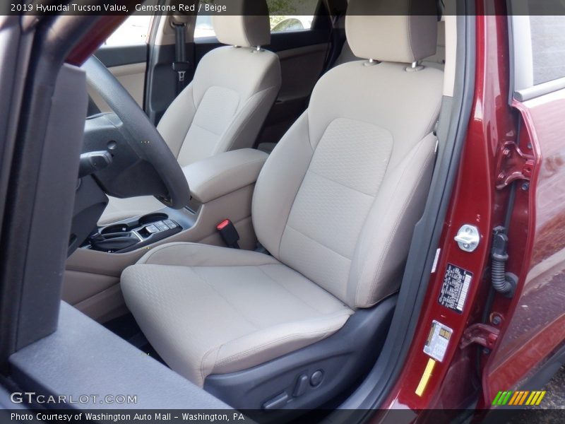  2019 Tucson Value Beige Interior