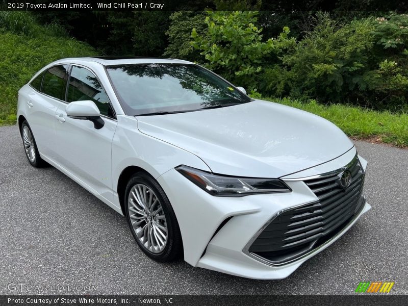 Wind Chill Pearl / Gray 2019 Toyota Avalon Limited