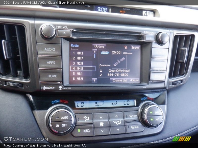Classic Silver Metallic / Ash 2014 Toyota RAV4 XLE AWD