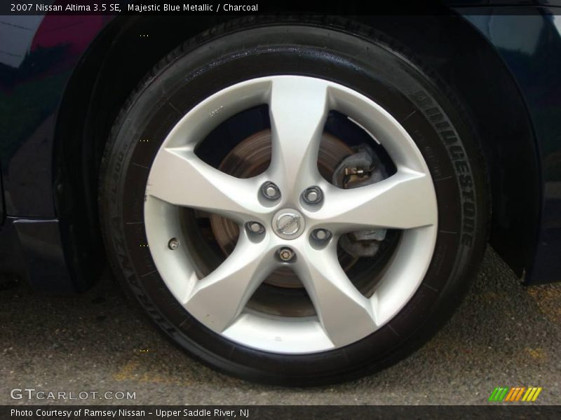 Majestic Blue Metallic / Charcoal 2007 Nissan Altima 3.5 SE