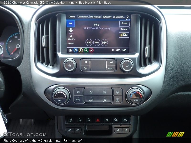 Kinetic Blue Metallic / Jet Black 2020 Chevrolet Colorado ZR2 Crew Cab 4x4