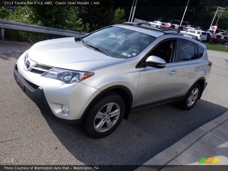 Classic Silver Metallic / Ash 2014 Toyota RAV4 XLE AWD