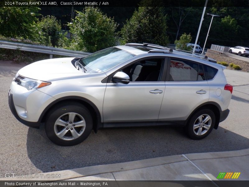 Classic Silver Metallic / Ash 2014 Toyota RAV4 XLE AWD