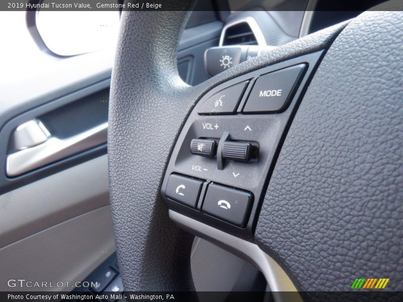  2019 Tucson Value Steering Wheel