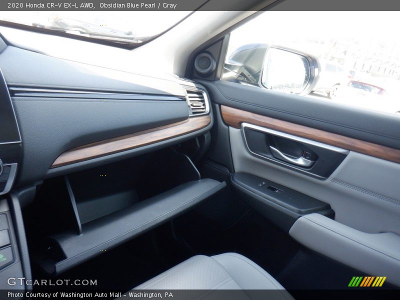 Obsidian Blue Pearl / Gray 2020 Honda CR-V EX-L AWD