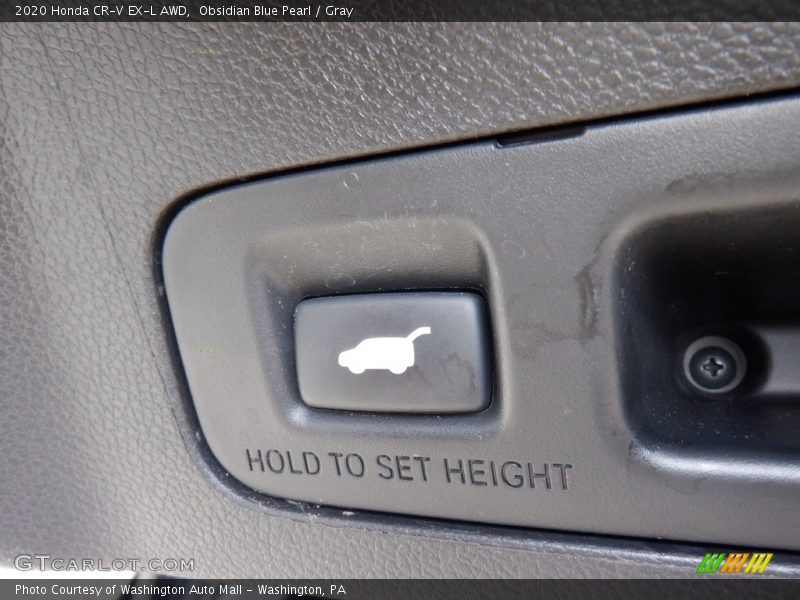 Obsidian Blue Pearl / Gray 2020 Honda CR-V EX-L AWD