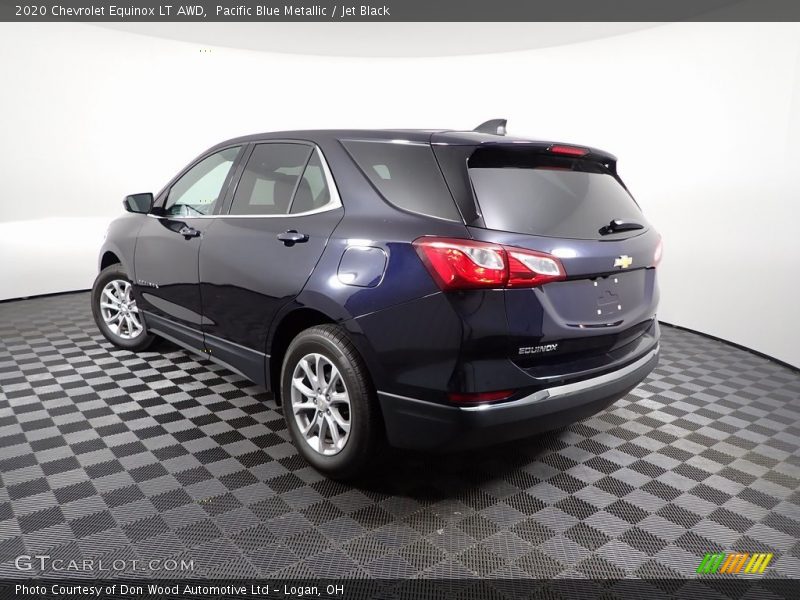 Pacific Blue Metallic / Jet Black 2020 Chevrolet Equinox LT AWD